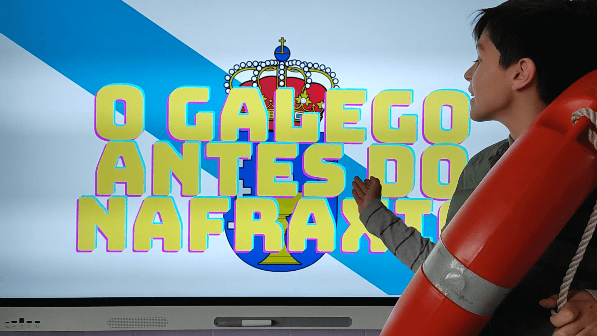 O galego antes do naufraxio - Miguel Constenla, Elías, Brais, Anxo e Alejandro, Colexio La Salle