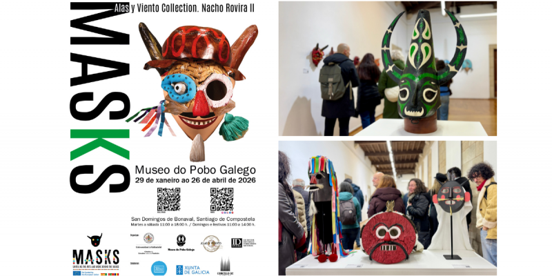 Exposición "MASKS. Alas y viento. Nacho Rovira II"