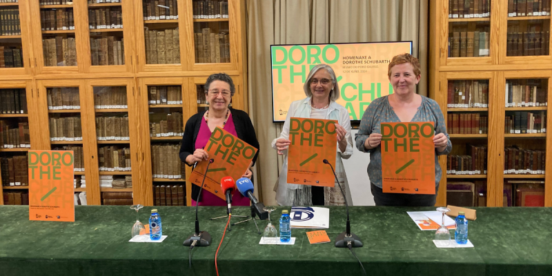 Presentación homenaxe Dorothé Schubarth