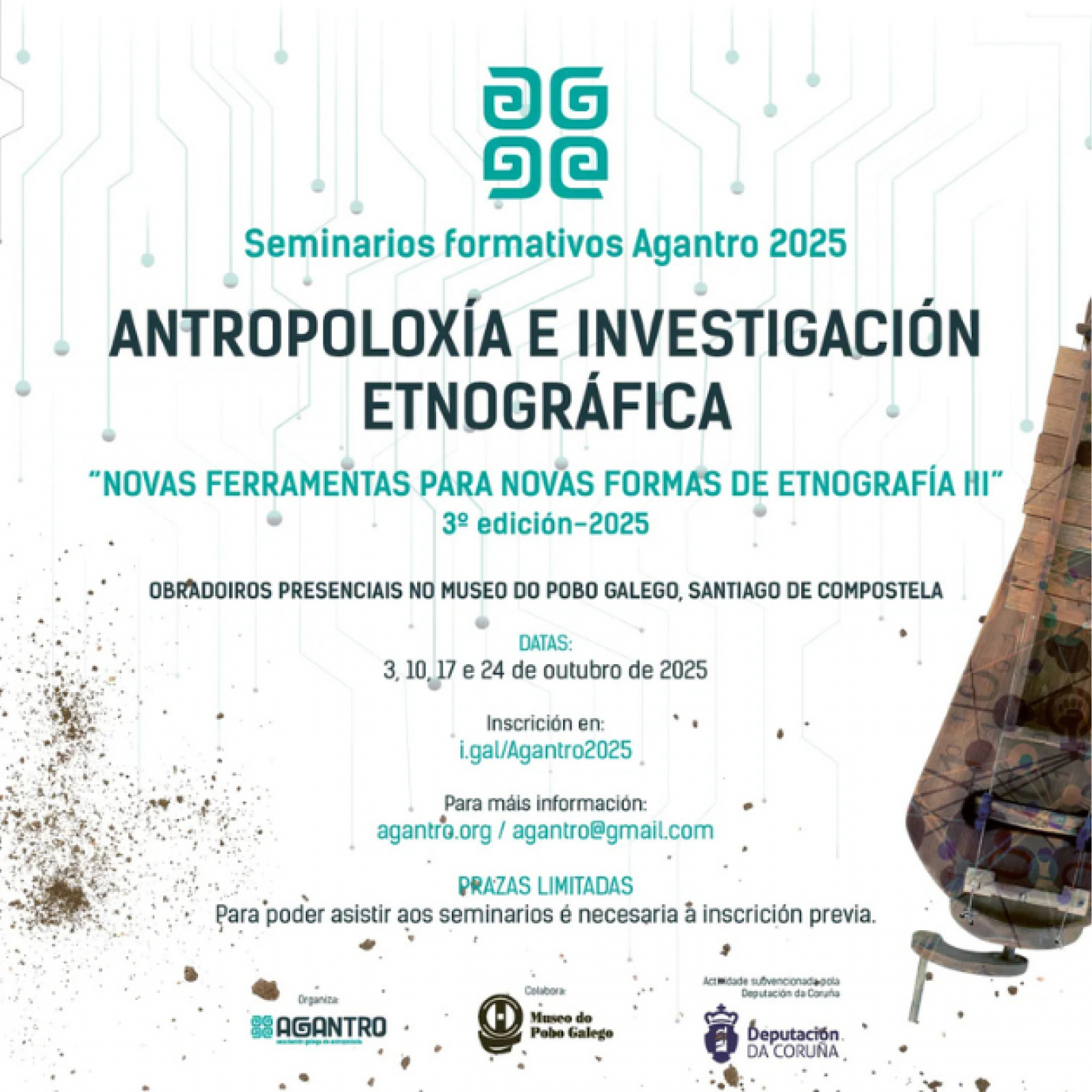 Obradoiros AGANTRO: Novas ferramentas para facer antropoloxía hoxe III