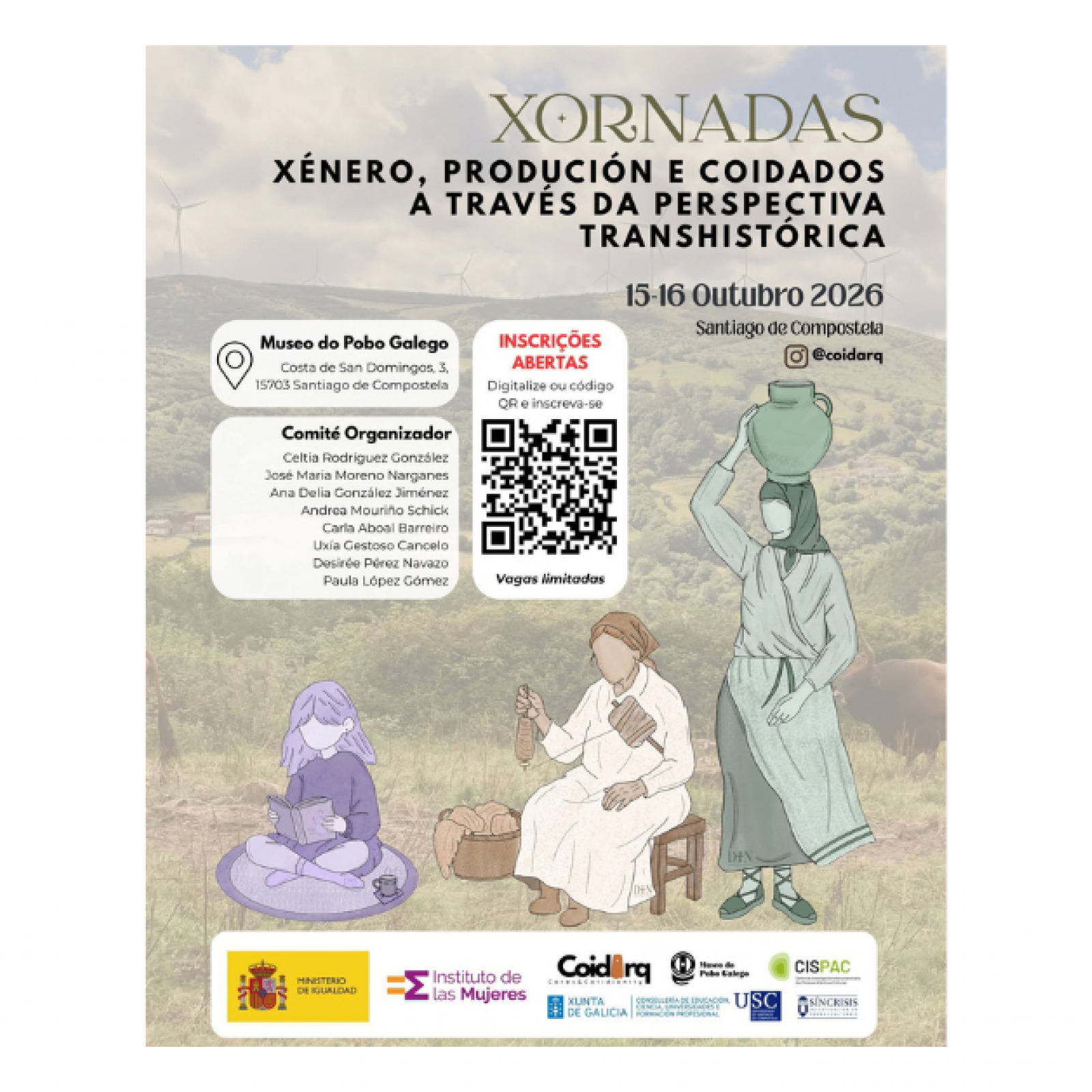 Xornadas "Xénero, produción e coidados a través da perspectiva transhistórica"