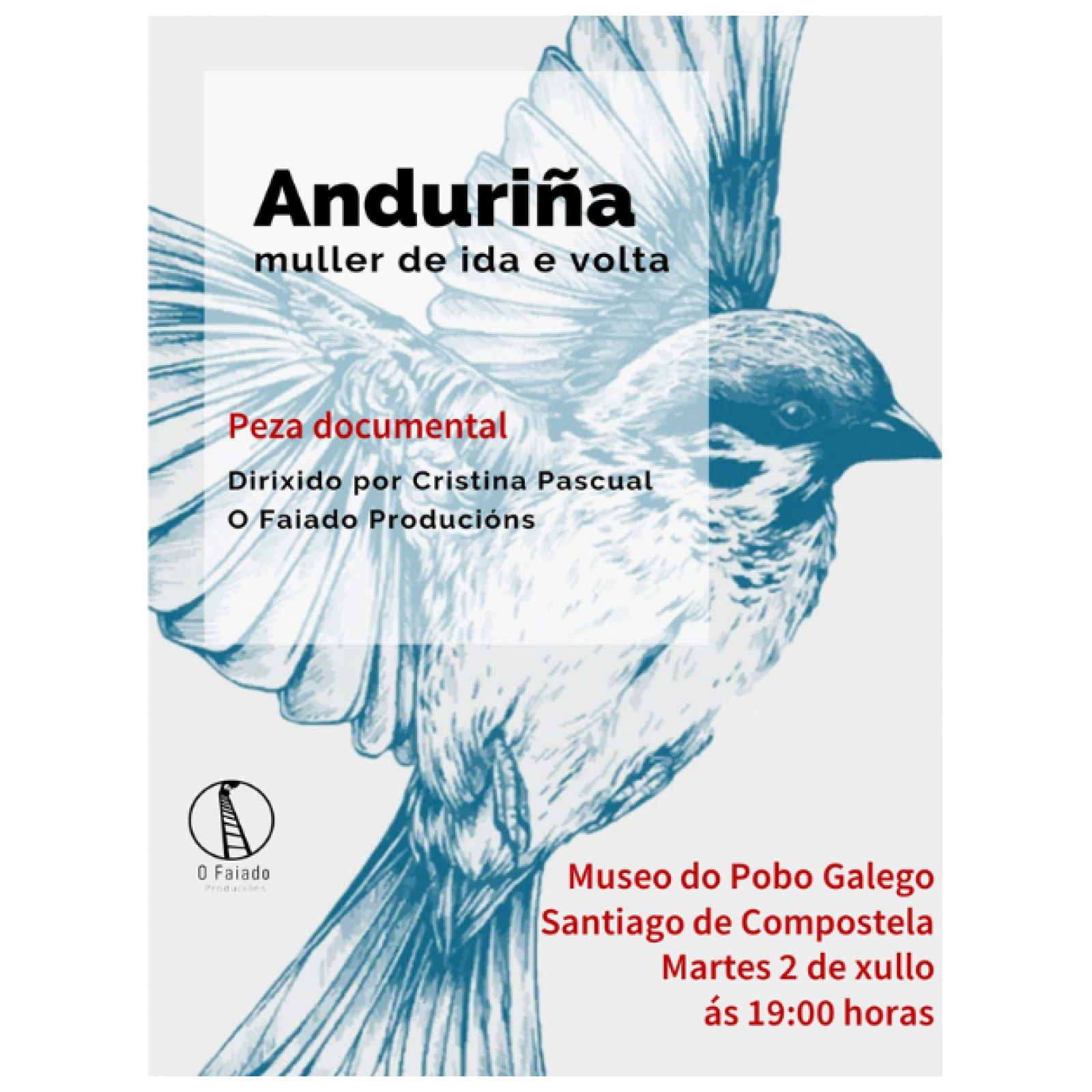 Anduriña muller de ida e volta