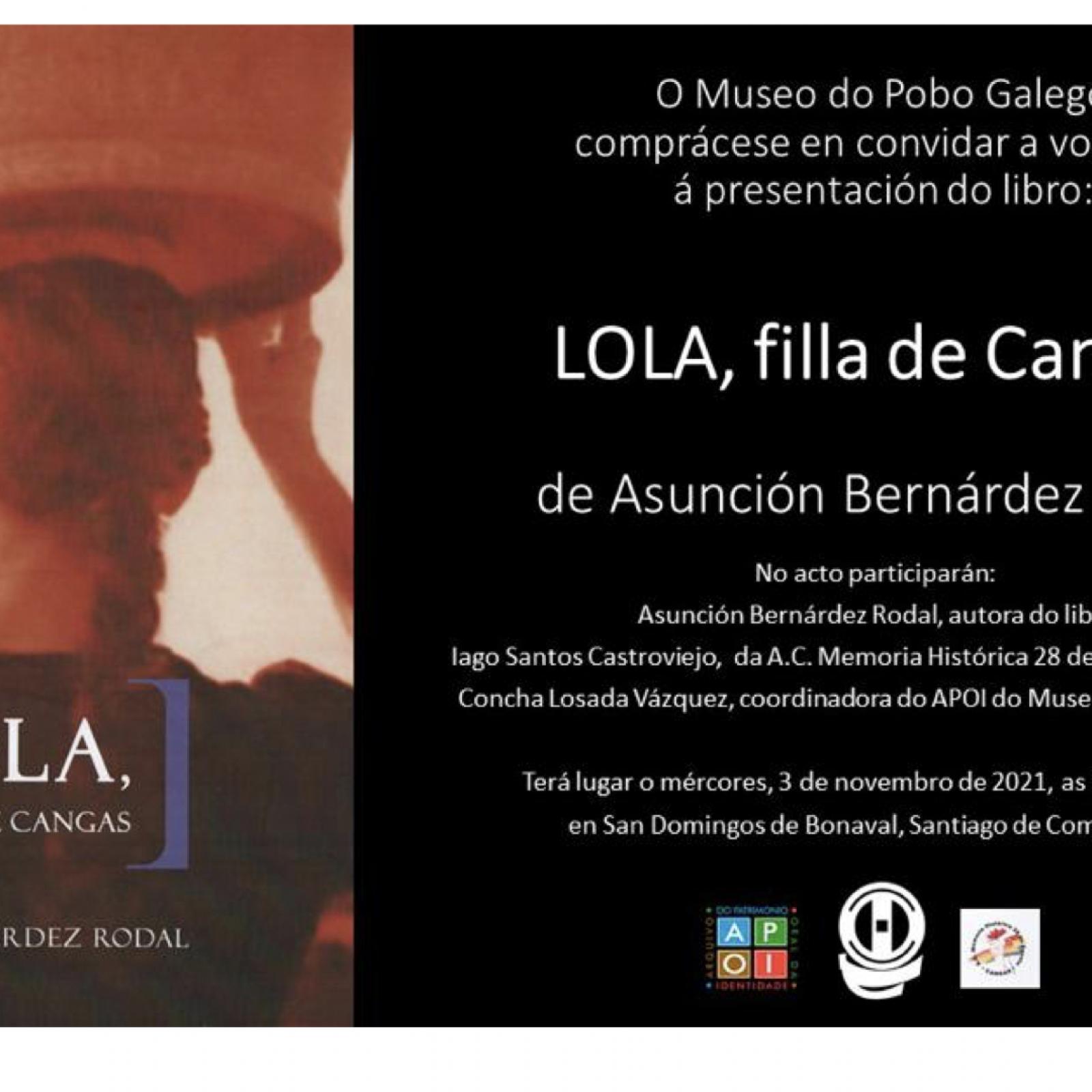 convite Lola filla de Cangas