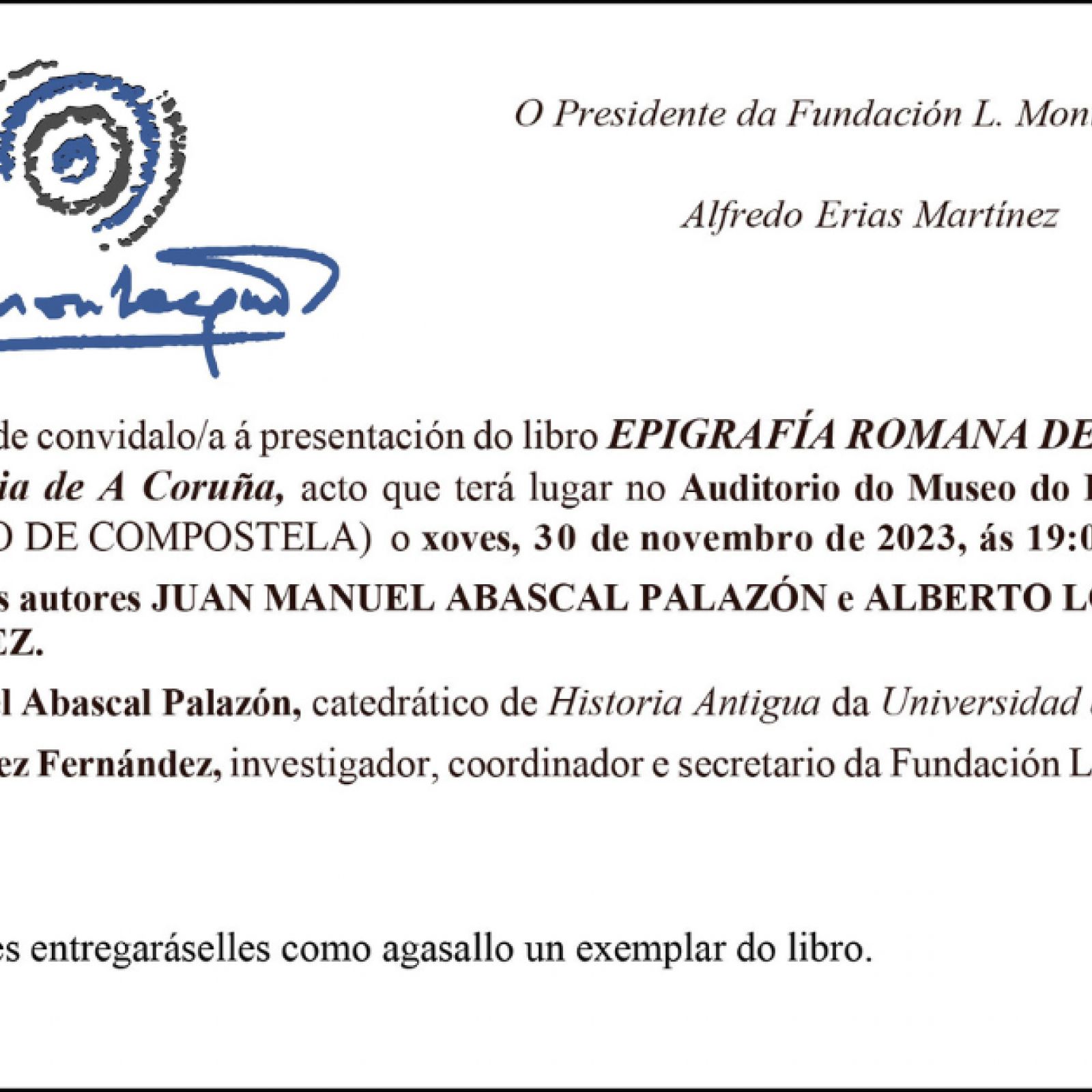 Libro Fundacion L. Monteagudo