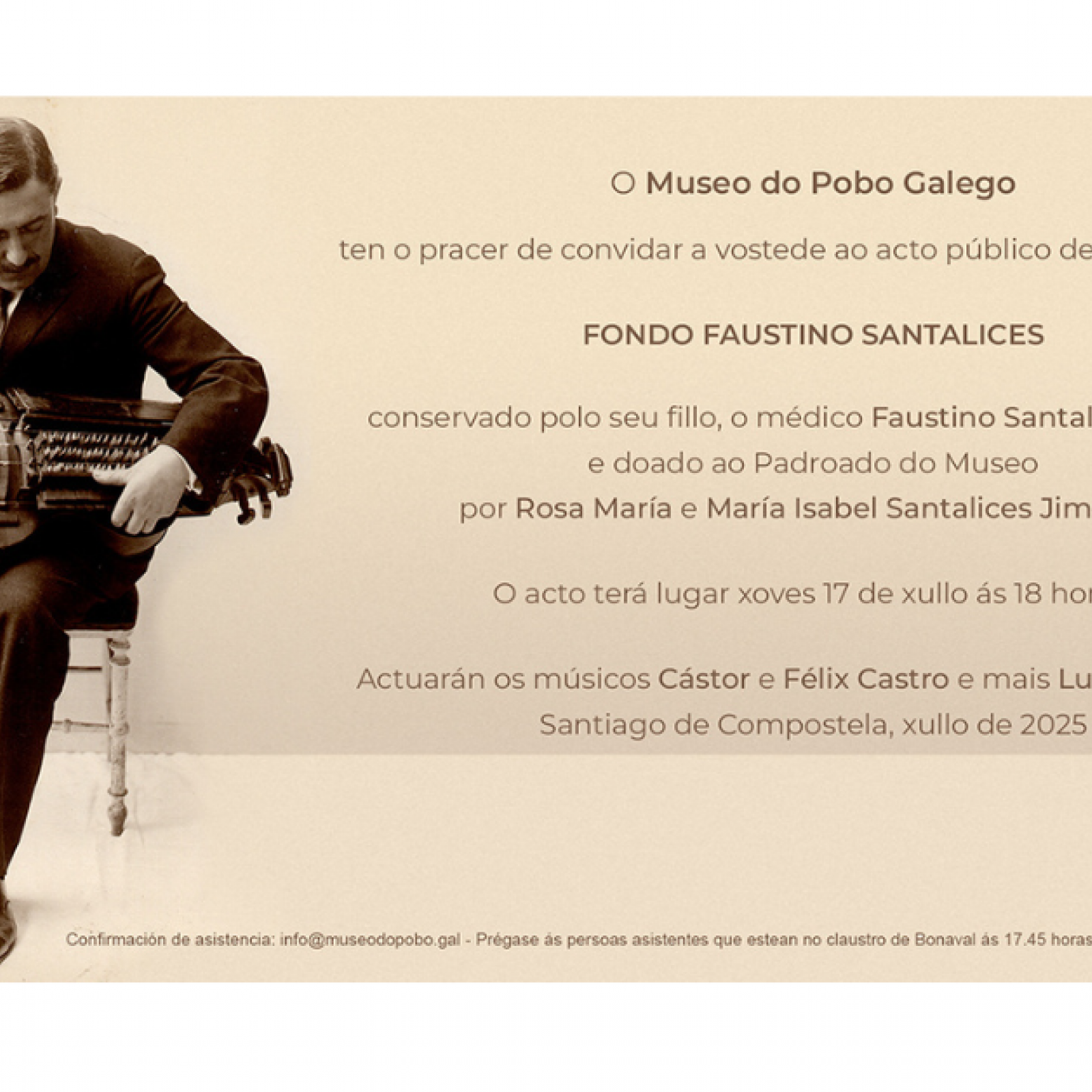 Recepcion Fondo Faustino Santalices